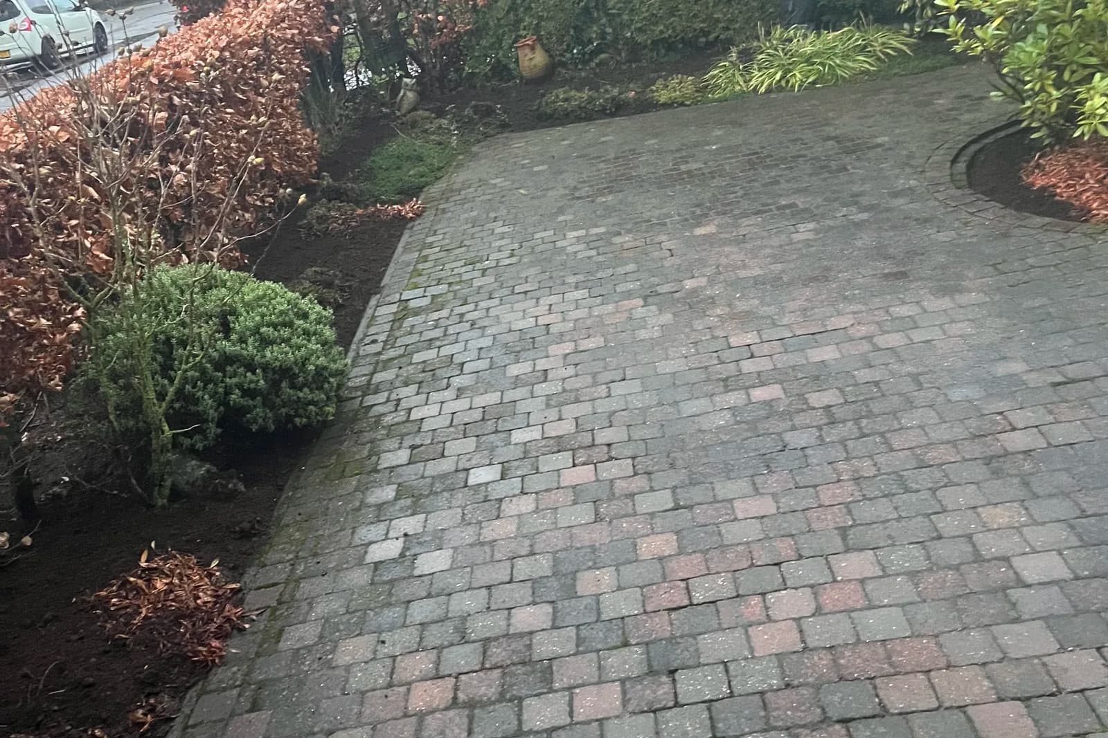Klinkerbestrating leggen